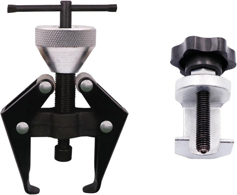 Tioollev Battery Terminal and Wiper Arm Puller Tools,Heavy Duty Wiper Arm Puller/Battery Terminal Puller,Universal Car Accessories Carbon Steel Small Bearing Puller for Car Accessories (Black) - Image 1
